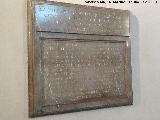 Madraza. Placa de 1724